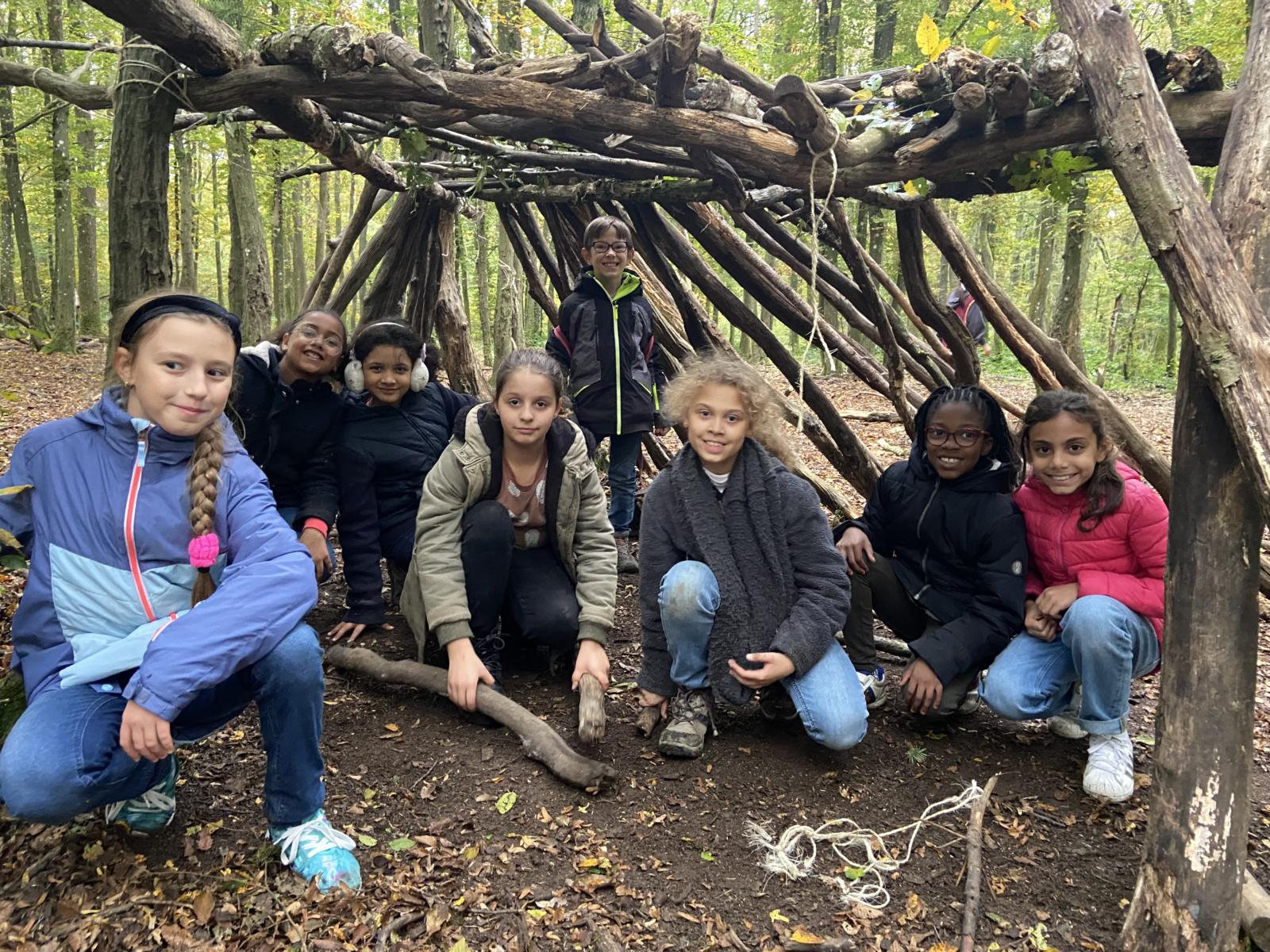 Construction des cabanes